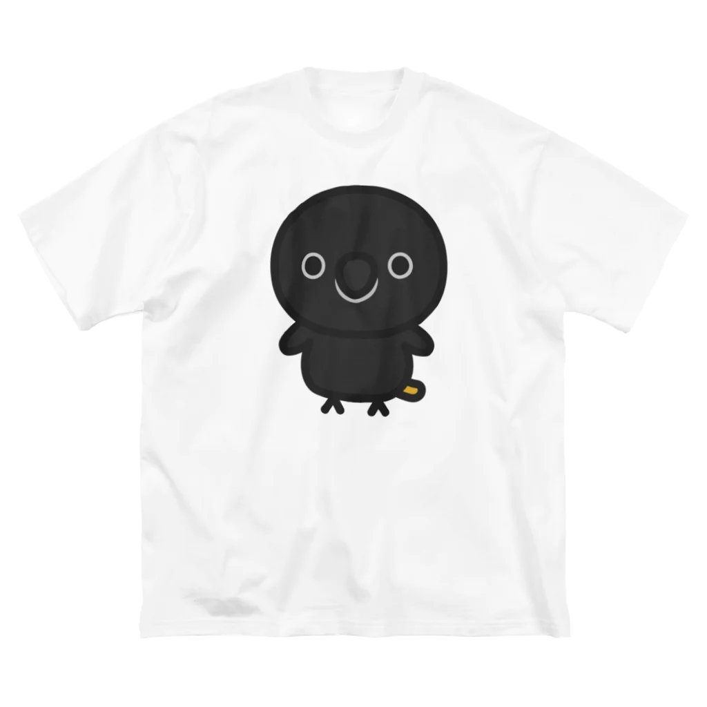 いんこ屋堂のスミインコ ビッグシルエットTシャツ