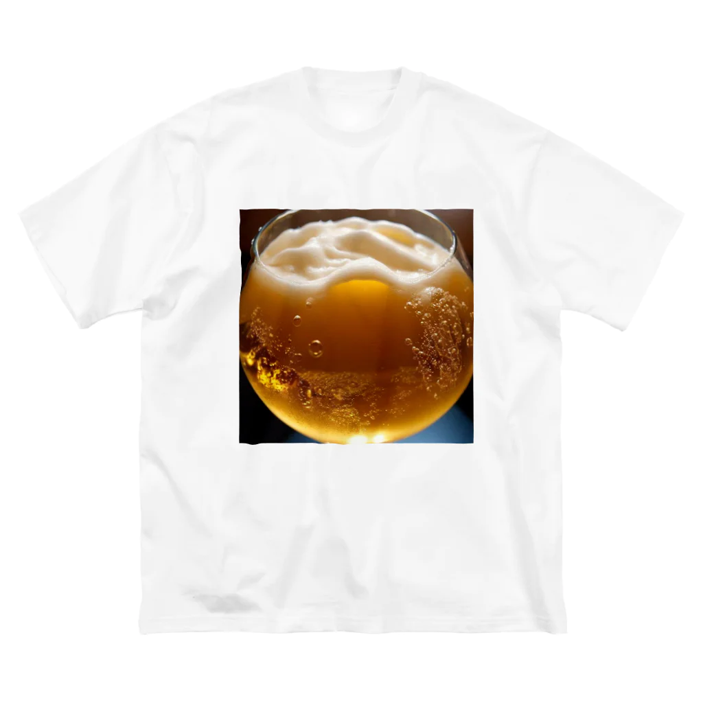 3tomo6's shopの極上ビール ビッグシルエットTシャツ