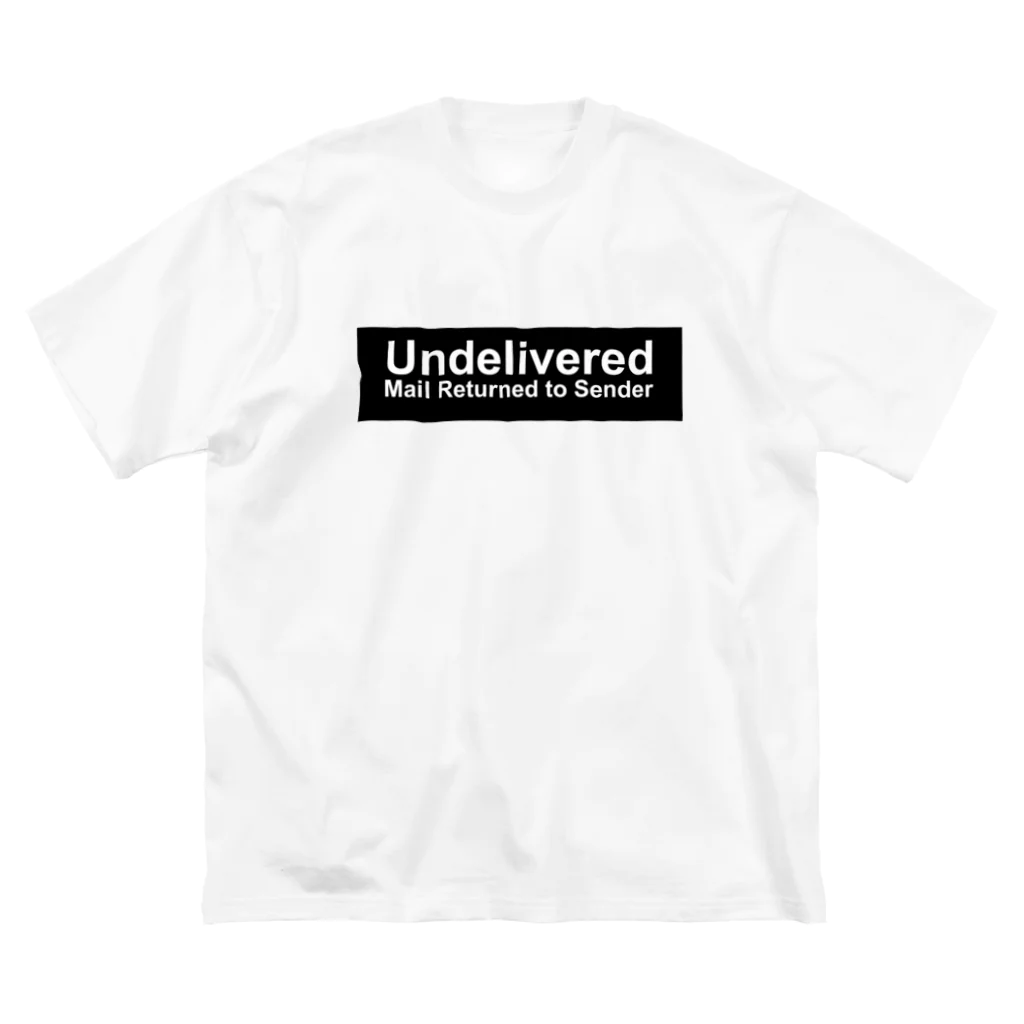 BONBONのUndelivered  Mail Returned  to Sender-BK ビッグシルエットTシャツ