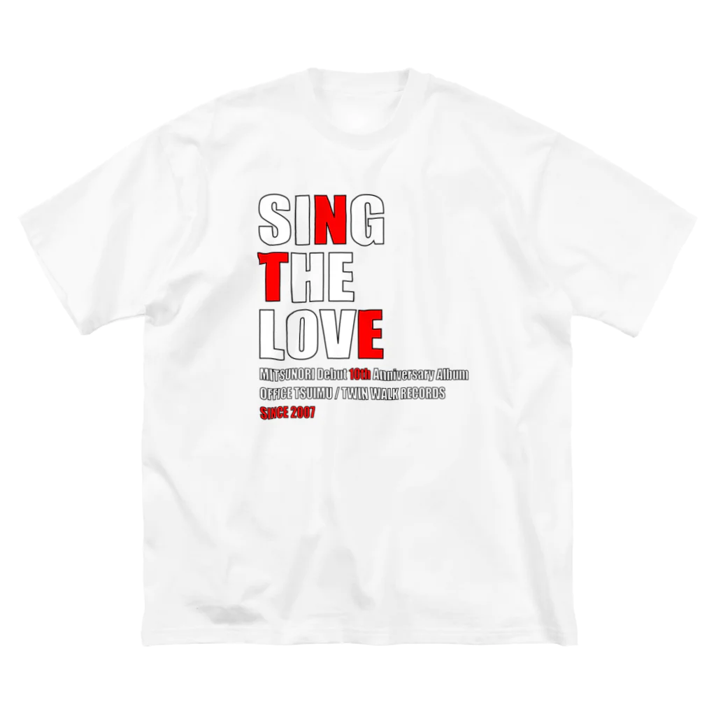 MITSUNORI OFFICIAL SHOPのMITSUNORI デビュー10周年記念デザイン Big T-Shirt