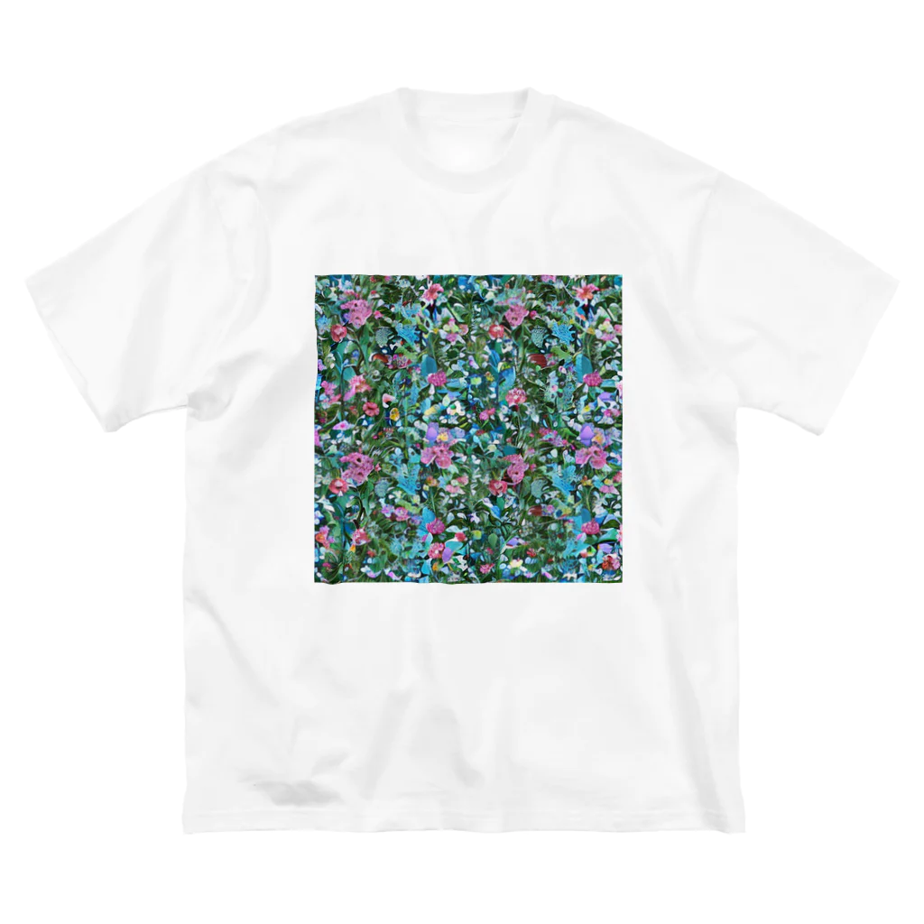 okura-hのおばあちゃんの柄シャツ Big T-Shirt