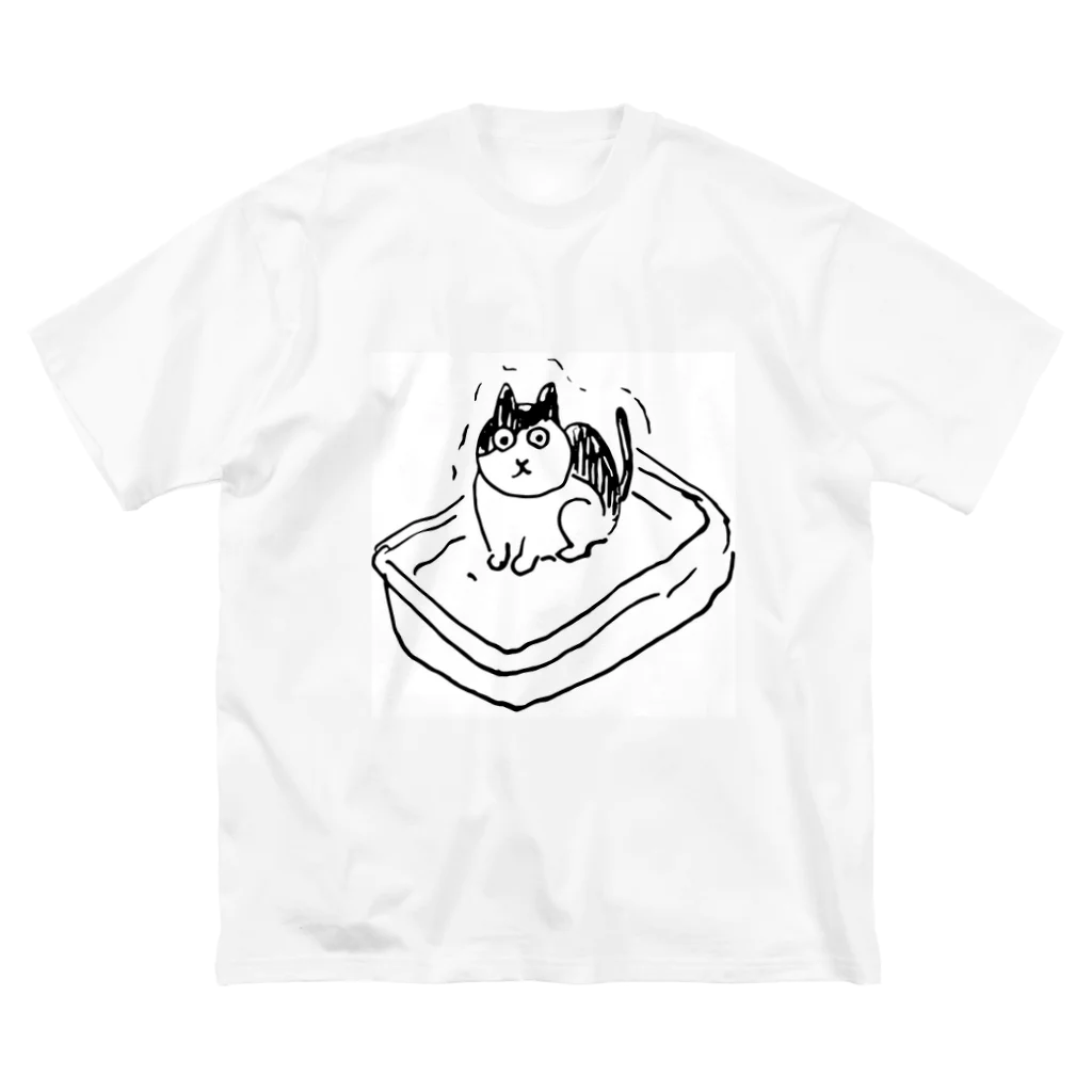 ヒカリタケウチのふんばる ビッグシルエットTシャツ