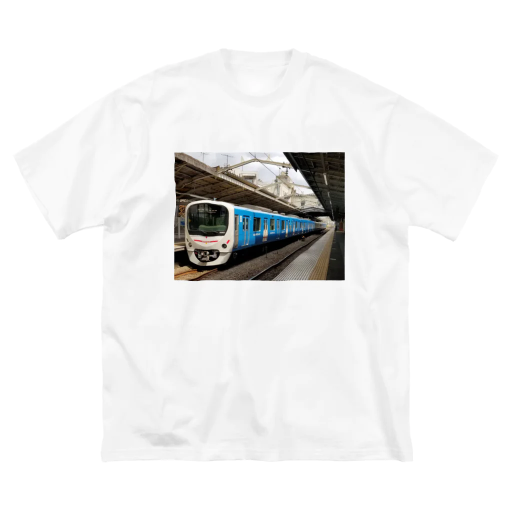 kasa212のゆうすけ2024ブルー×グレー Big T-Shirt