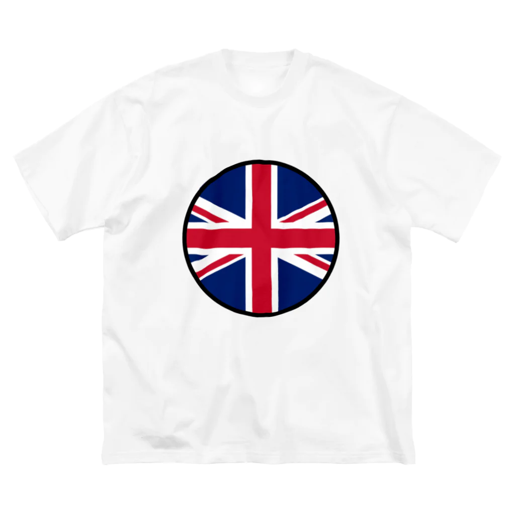 おもしろいTシャツ屋さんのイギリス England United Kingdom Great Britain ビッグシルエットTシャツ