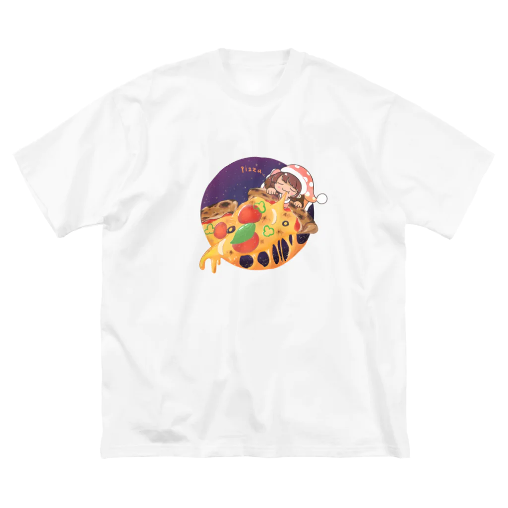 ランダの寝る ピザ 極楽 Big T-Shirt