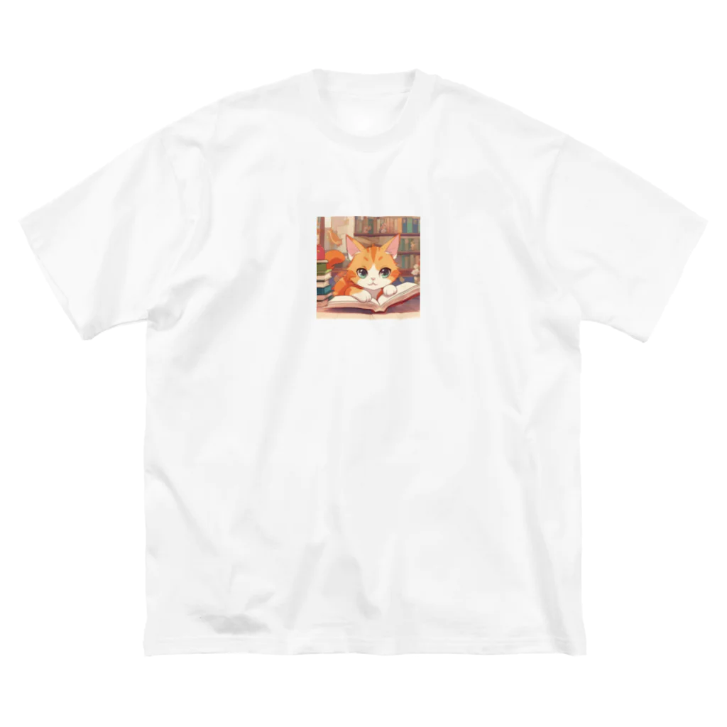 星パンダショップのほんよみかんねこ Big T-Shirt