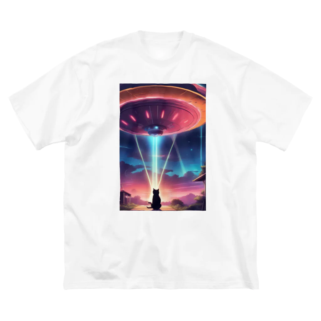 ParadigmStar　パラダイムスターのUFOに遭遇!? 不思議な猫のキャトルミューティレーション！👽🐱✨ Big T-Shirt