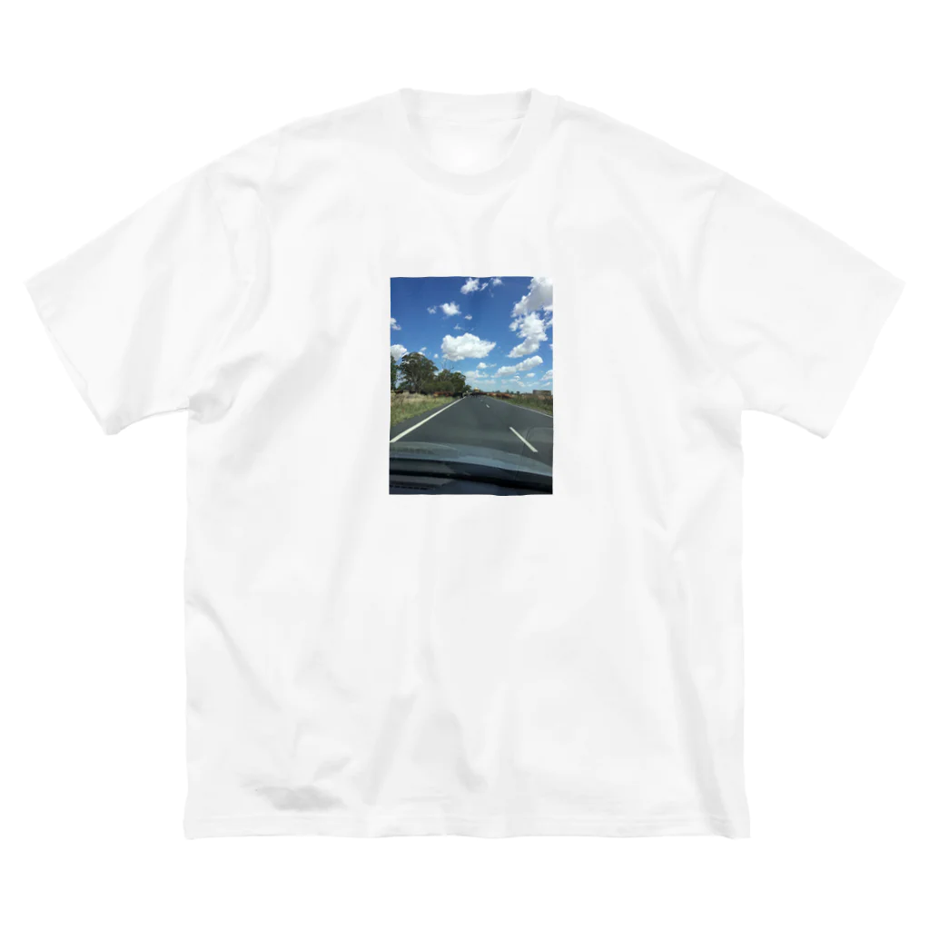 YASUE ABE JPのSend your location ビッグシルエットTシャツ