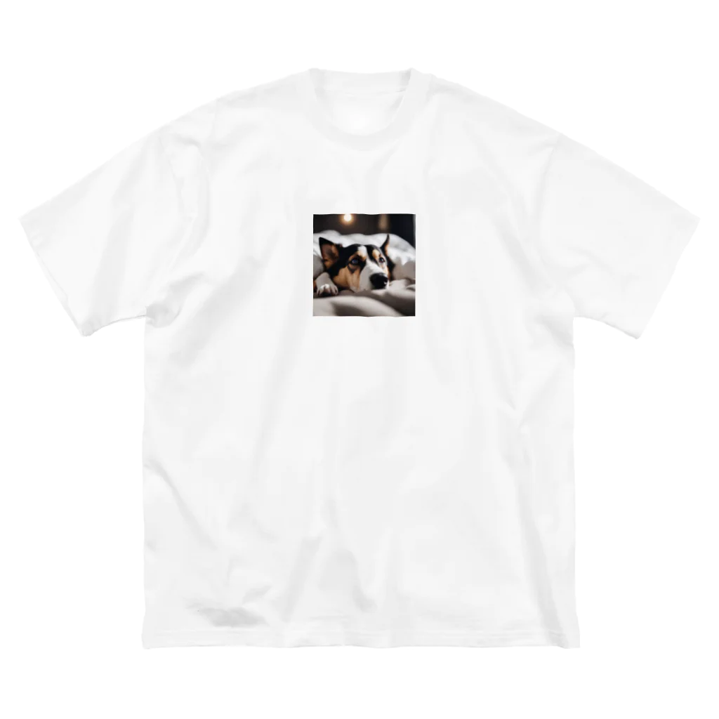 クロスクリエイティブのぬくぬく犬生活 Big T-Shirt