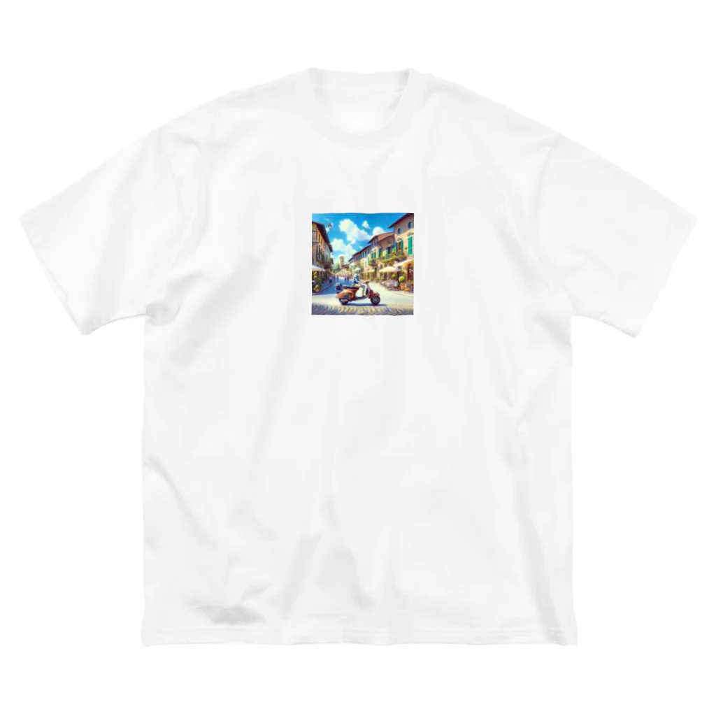 nuuartのバイクでお買い物 Big T-Shirt