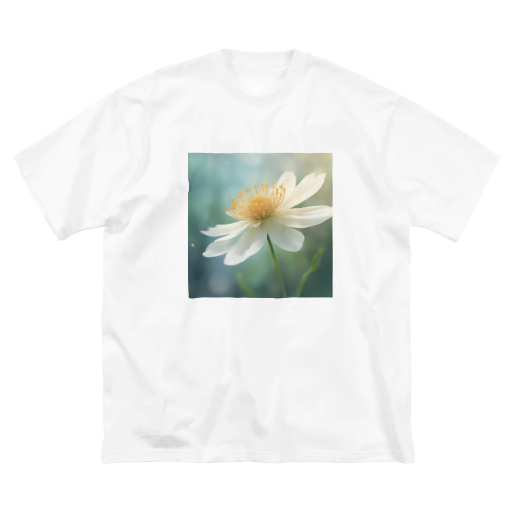 saepontaの一輪花 ビッグシルエットTシャツ