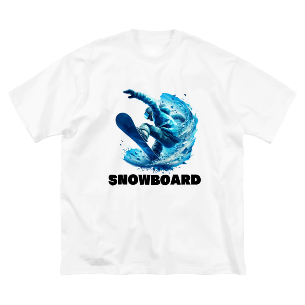 BLUEZZLYのスノーボード ビッグシルエットTシャツ