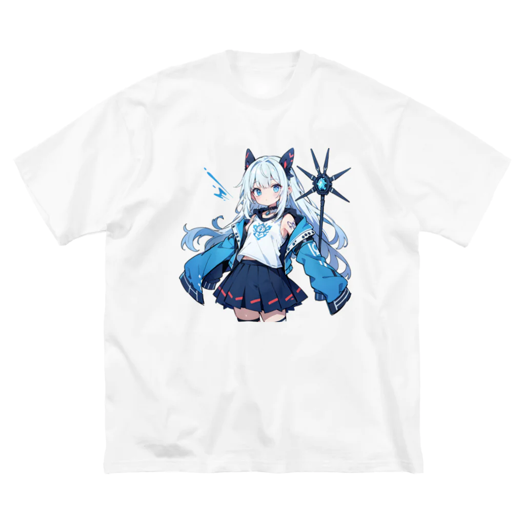 kawaii女の子専門ショップの未来戦士の女の子 ビッグシルエットTシャツ