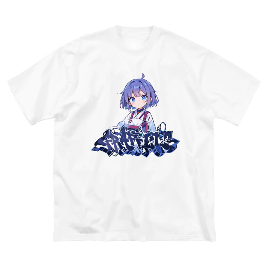 kawaii女の子専門ショップのストリート女の子 ビッグシルエットTシャツ