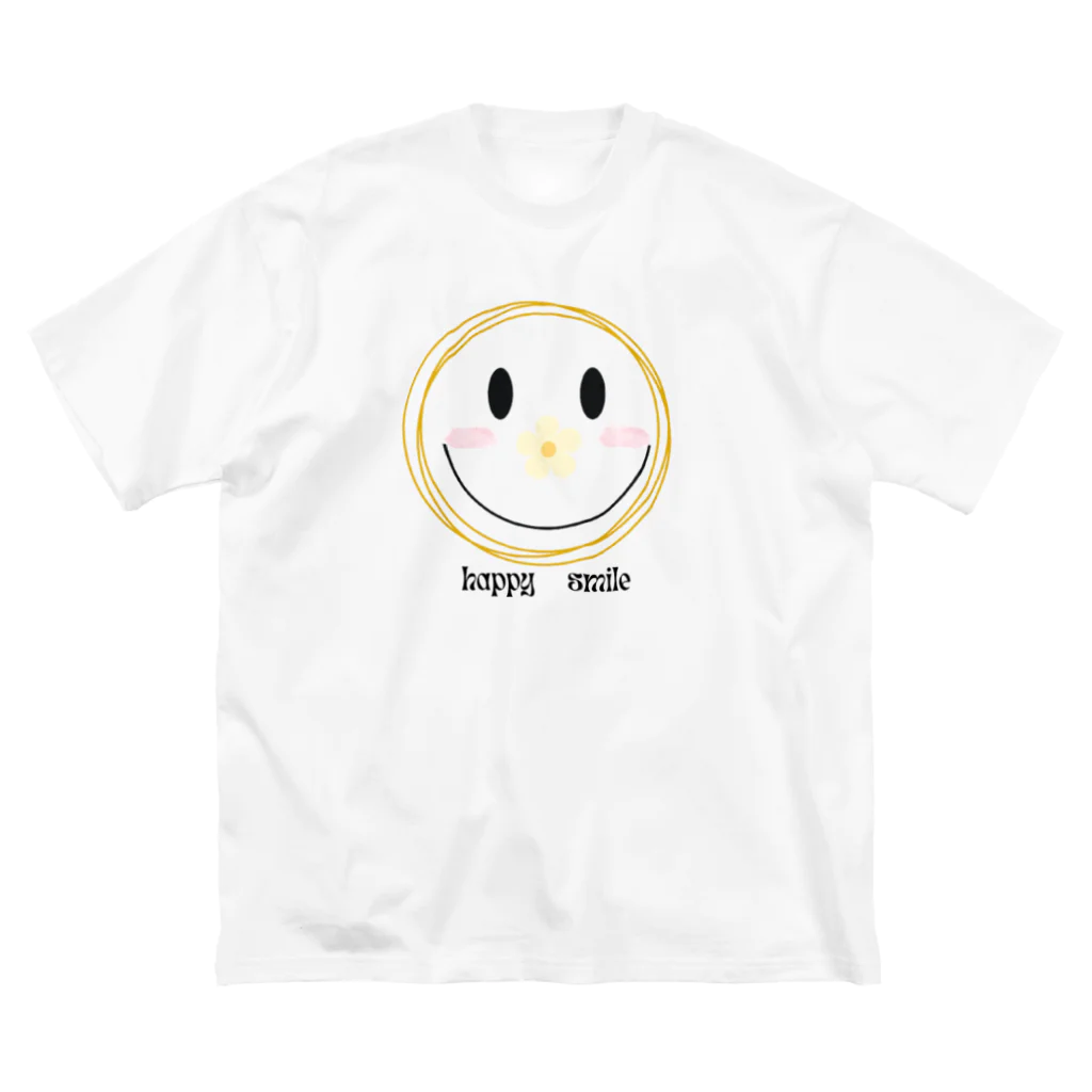 BuuuHomeの幸せ笑顔 ビッグシルエットTシャツ