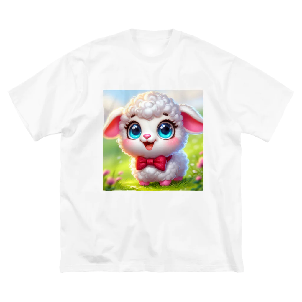 アニマルキャラクターショップのpretty sheep ビッグシルエットTシャツ