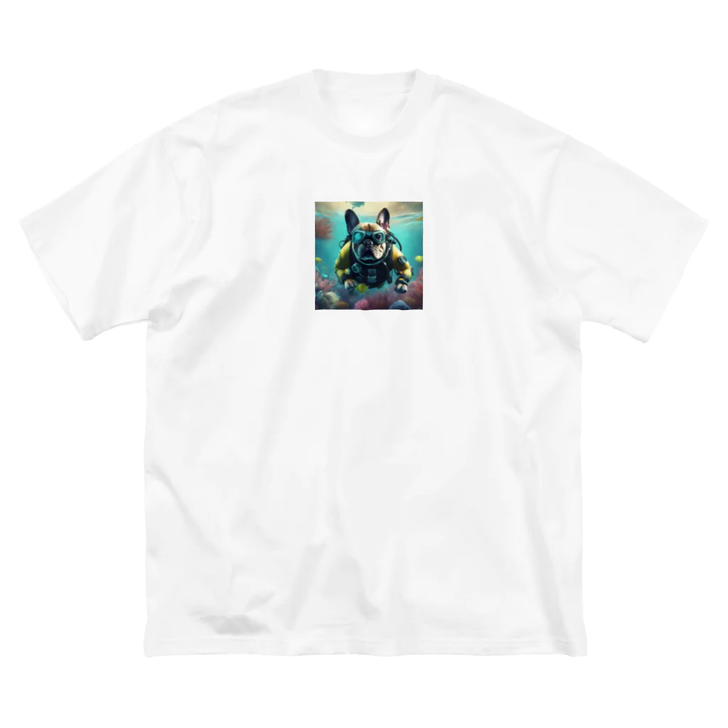 lovedogfamilly2の潜水士フレブルちゃん Big T-Shirt