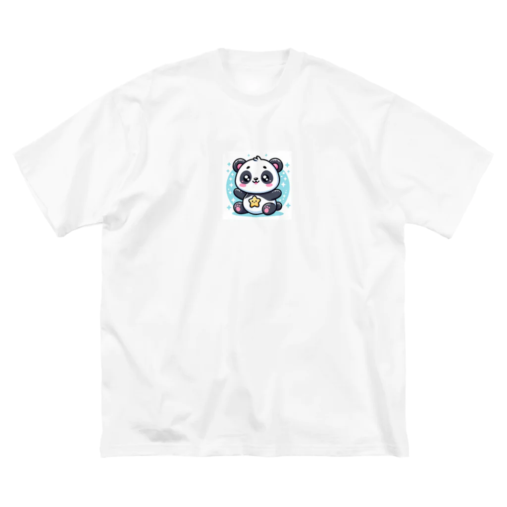 星パンダショップのきらきら星パンダ ビッグシルエットTシャツ