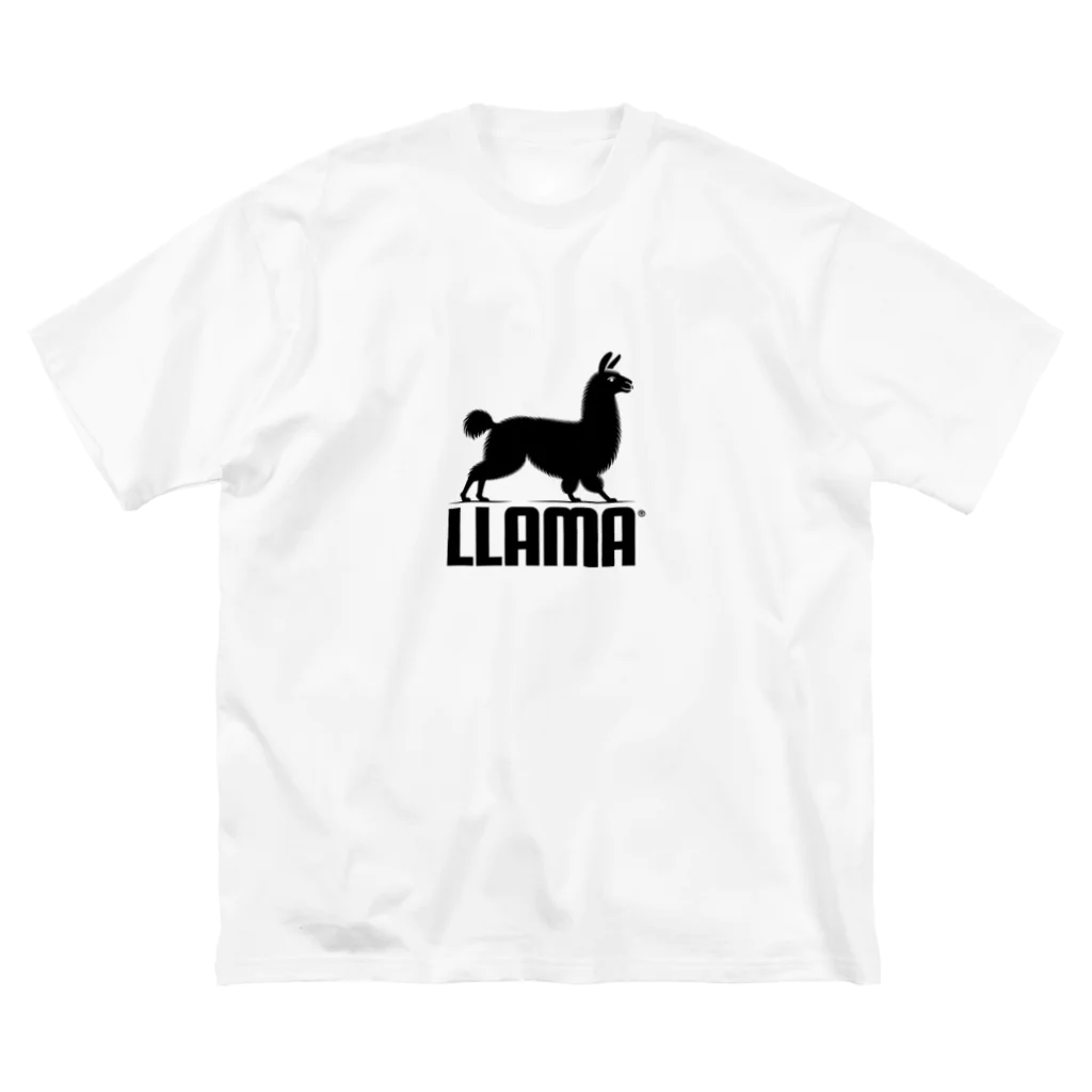 ぱろでぃ〜SHOPのLlama (ラマ)  ビッグシルエットTシャツ