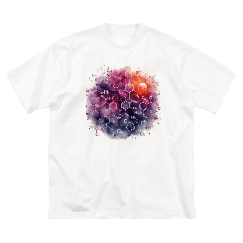 science closet（科学×ファッション）の惑星の化学反応式 Big T-Shirt