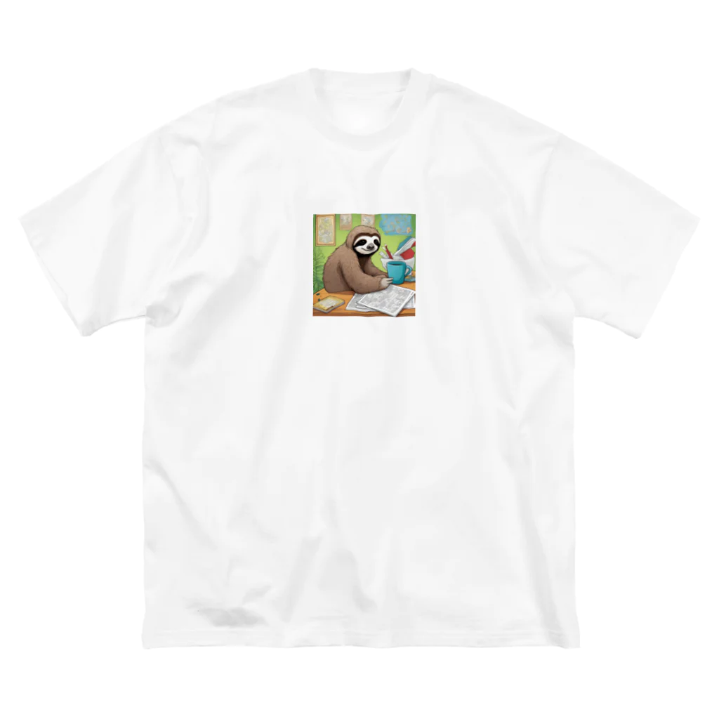 hobopoの"A Sloth Trying Various Things"  ビッグシルエットTシャツ