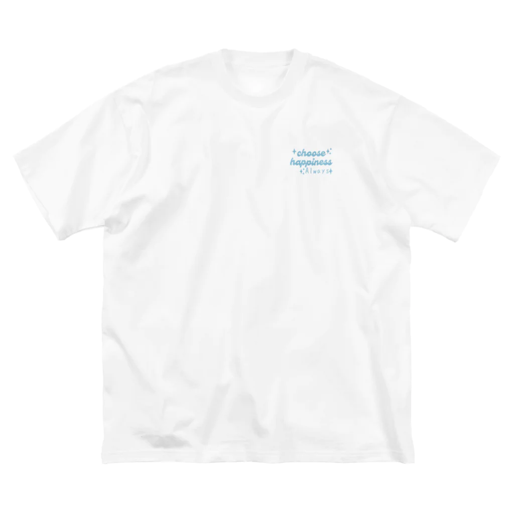 Mellow-Skyのa life is a moment. 人生は一瞬である ビッグシルエットTシャツ