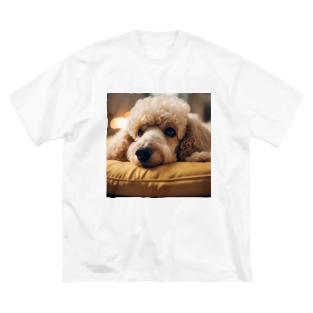 barkcutelyのリラックスプードル ビッグシルエットTシャツ