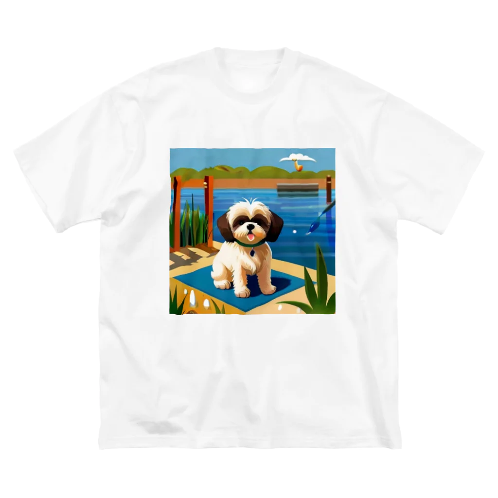 小物屋の夏色シーズー Big T-Shirt