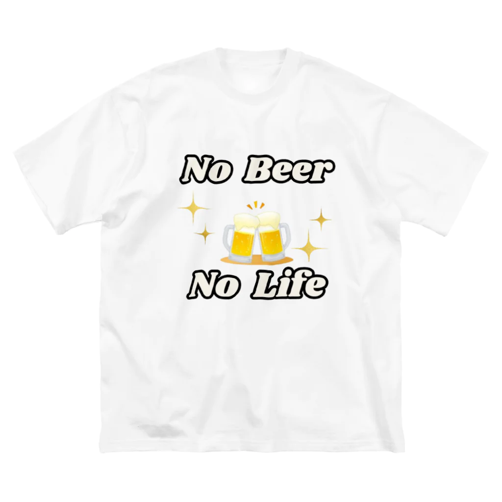 monkeyGのNO Beer　NO Life Big T-Shirt