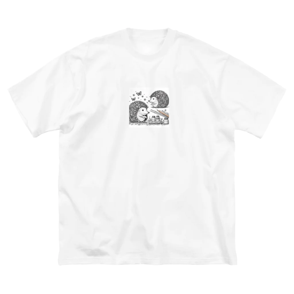 花鳥風月の対面ハリネズミ Big T-Shirt