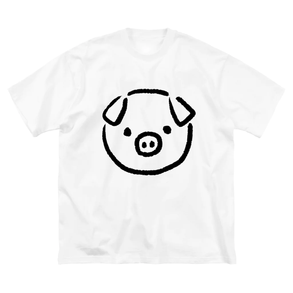 chicodeza by suzuriの手書きの豚さん Big T-Shirt