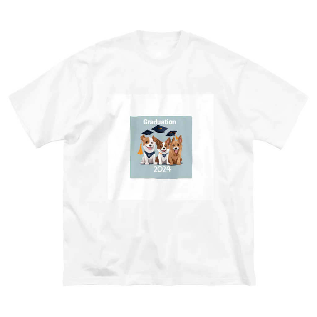 Tomo_Bluebellの2024卒業アイテム　犬 Big T-Shirt