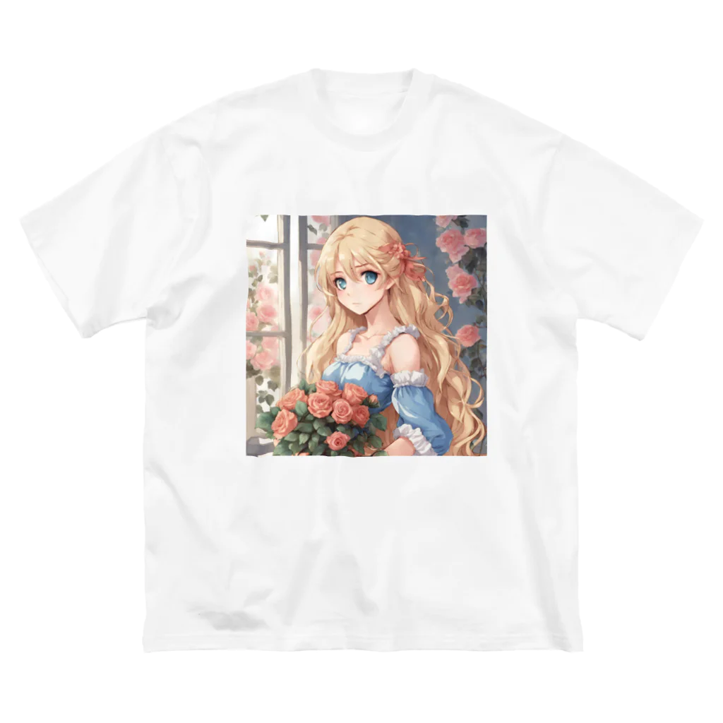 プリンゴブリンの花束バラ子さん Big T-Shirt