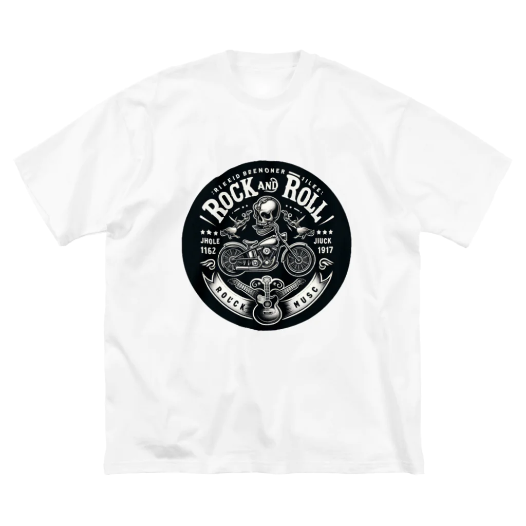 ロック堂のバイクアンドギター Big T-Shirt