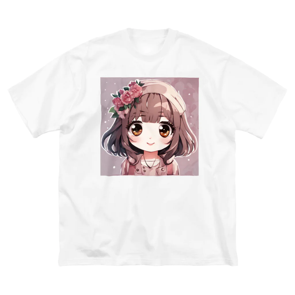 mikukiのかわいい女の子 Big T-Shirt