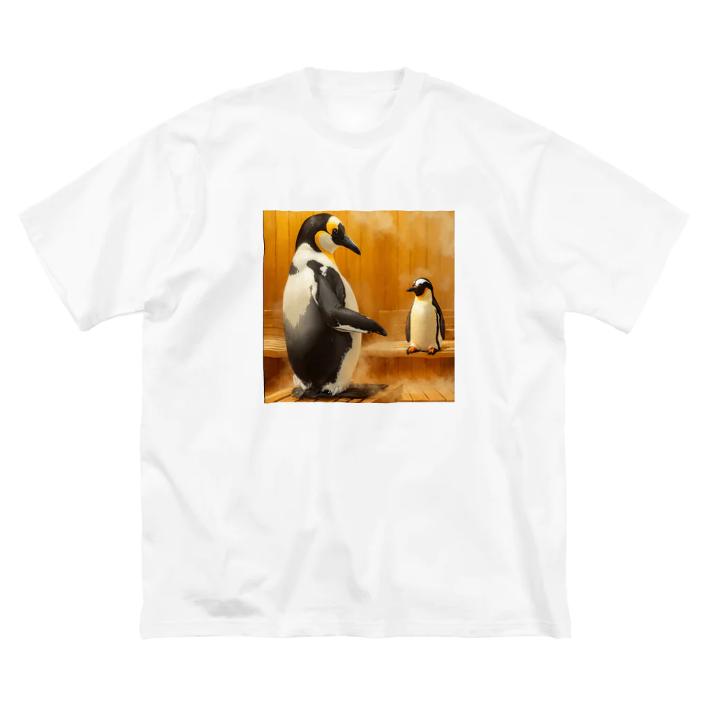 YASU_Createrの南極からサウナへ ビッグシルエットTシャツ