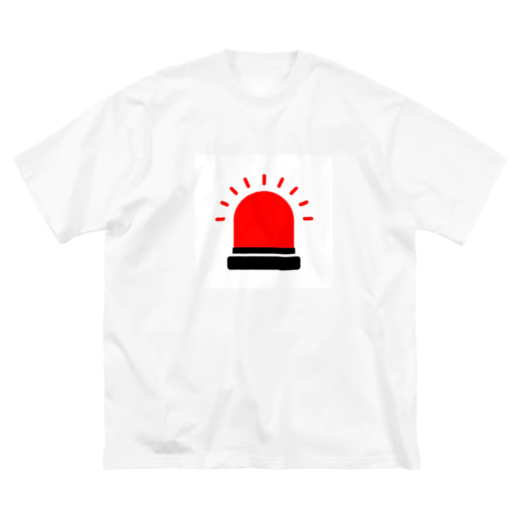 LAKIの赤色灯 ビッグシルエットTシャツ