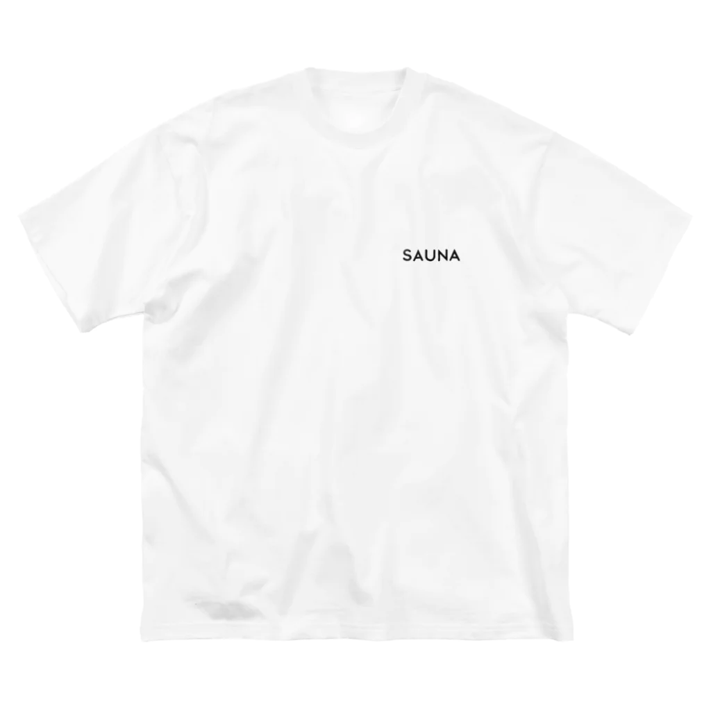 SAUNA_Zのサウナロゴ ビッグシルエットTシャツ