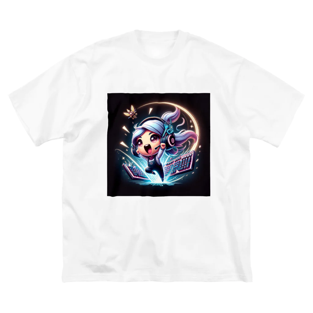 iSysのゲーミング少女ピーシー Big T-Shirt