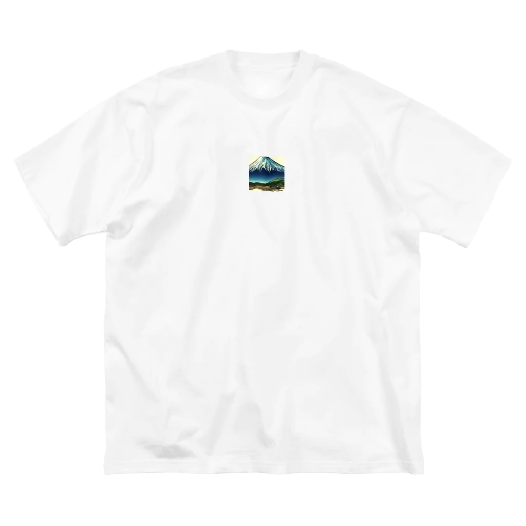 gabliel.の富士山 ビッグシルエットTシャツ