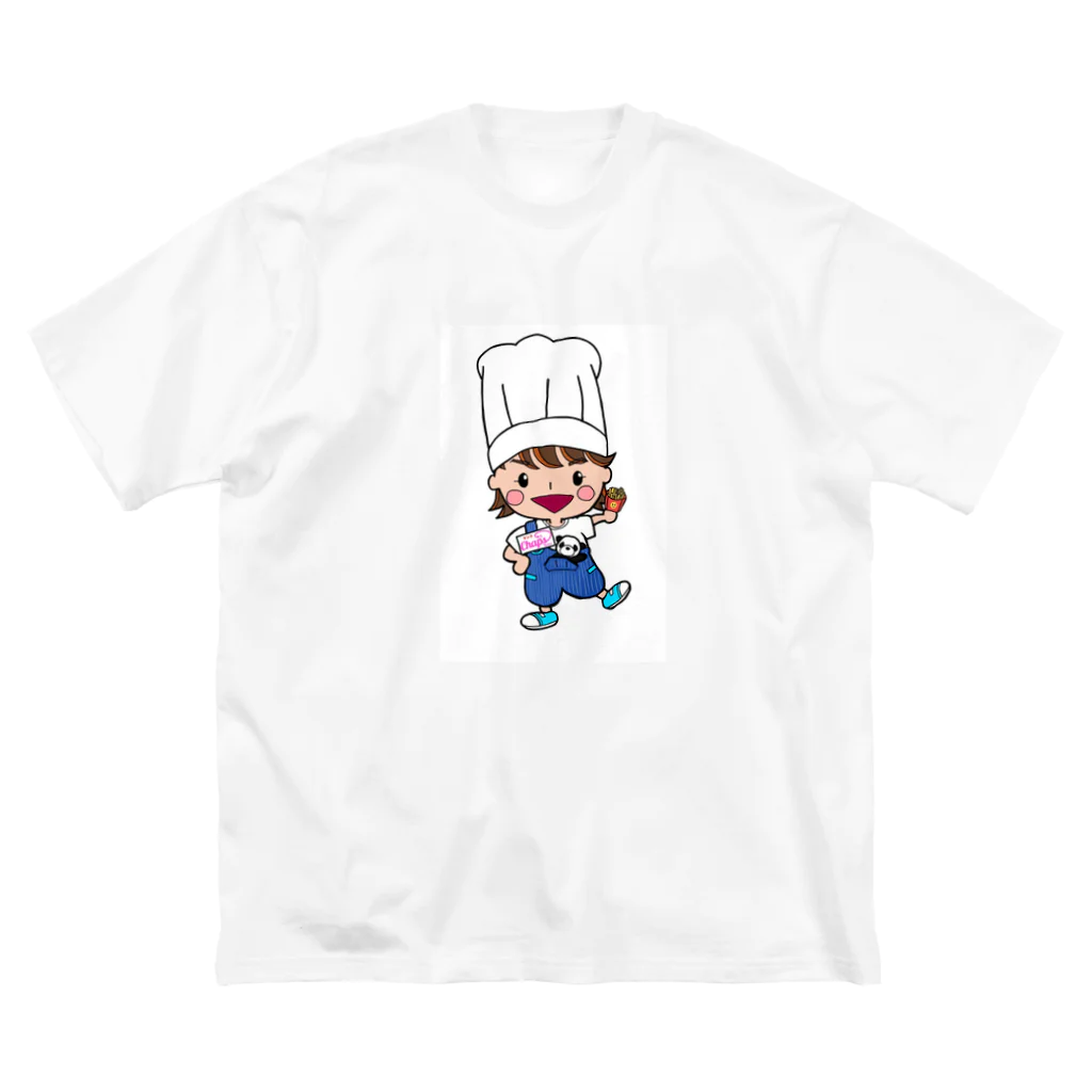 なるみ堂もりたなみこのちえのコックさん ビッグシルエットTシャツ