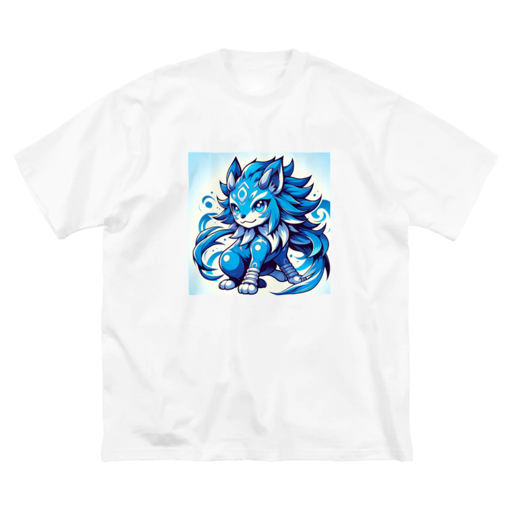 kenken-kenkenショップのAOkomainu君 ビッグシルエットTシャツ