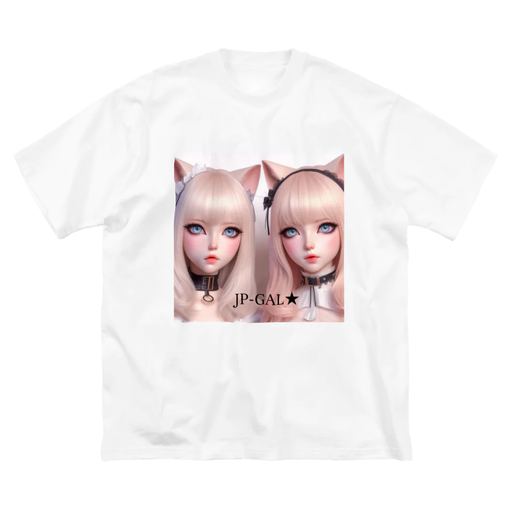 ca2432oebのJP-GAL-CAT03 ビッグシルエットTシャツ