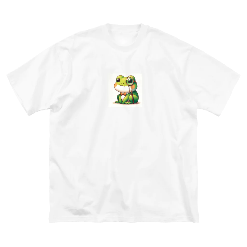 kawaiidoubututatiのカエル×めがね Big T-Shirt