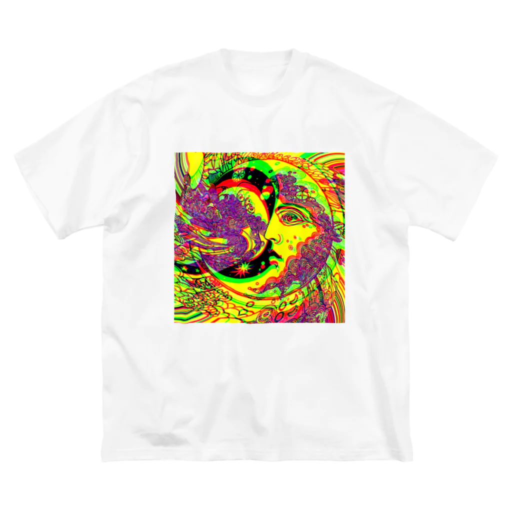 moon_takuanの小宇宙B「Microcosm B」 ビッグシルエットTシャツ