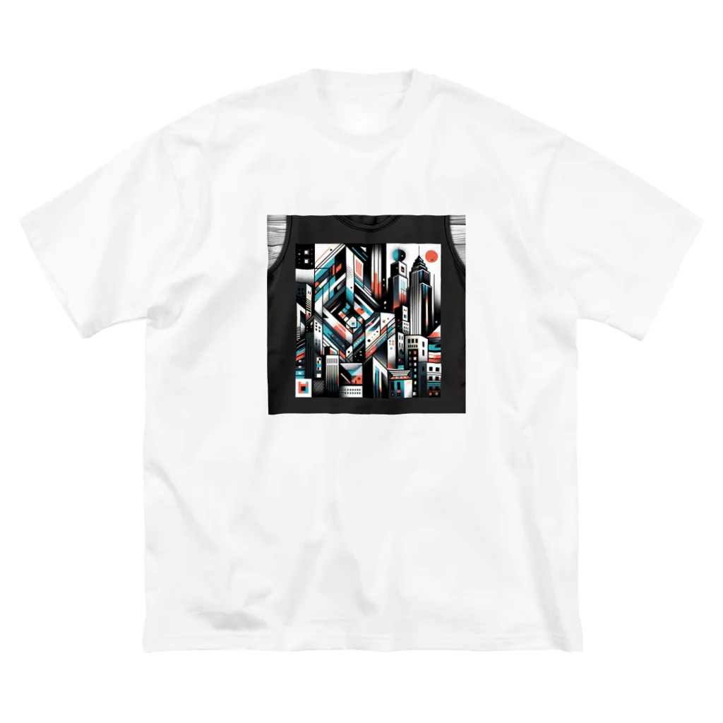 kenken-kenkenショップの幾何学TOKYO ビッグシルエットTシャツ