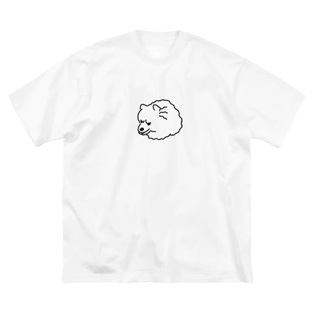 POTATOの悪いポメラニアン ビッグシルエットTシャツ