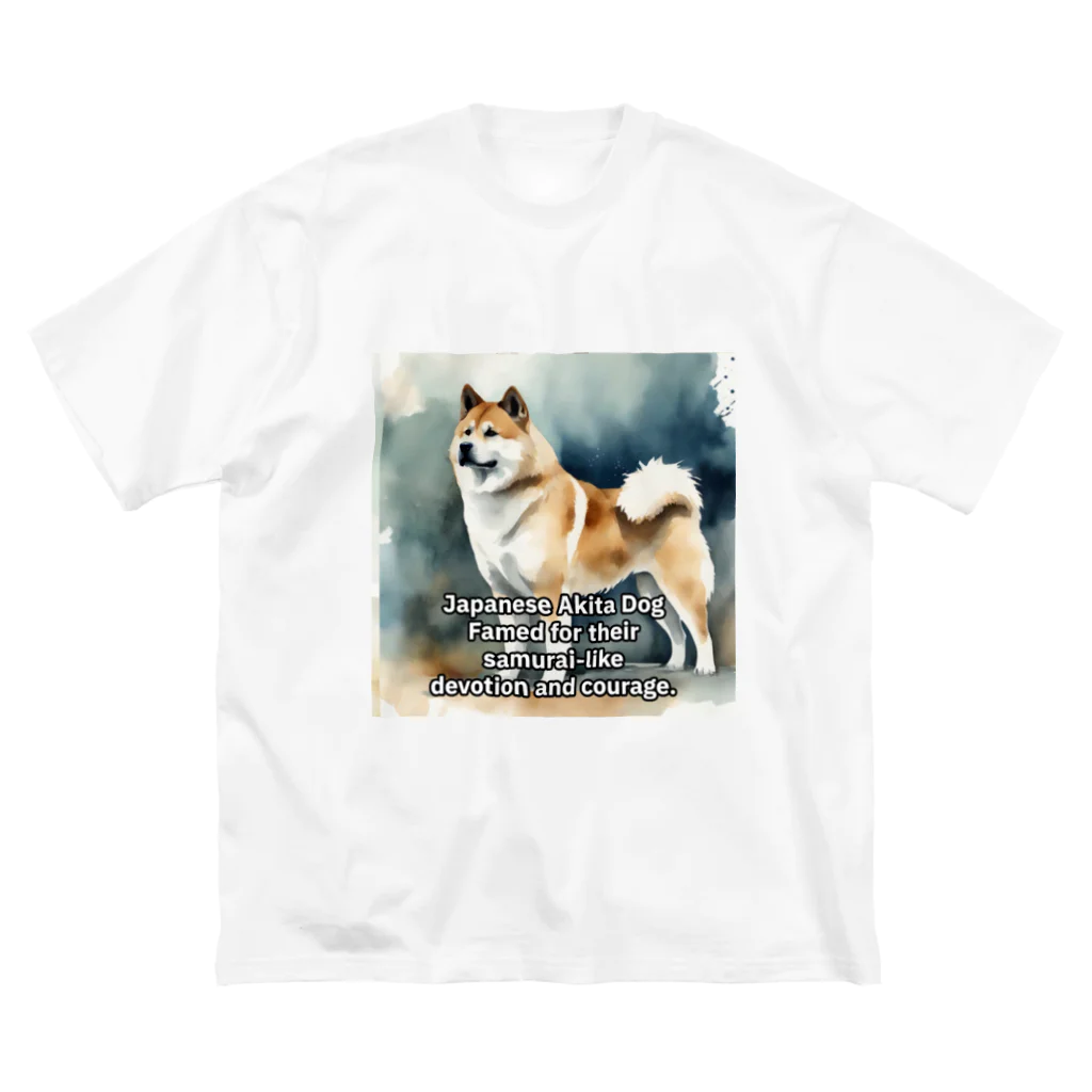 宗乙商店のSamurai Dog ビッグシルエットTシャツ