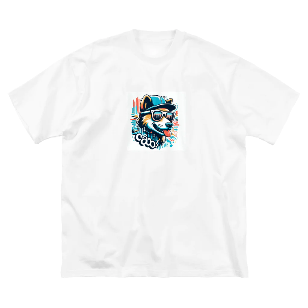 Design HarborのCool Dog ビッグシルエットTシャツ