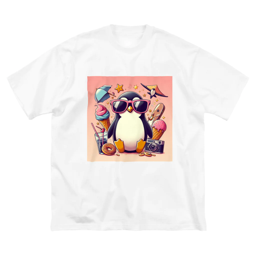 Design Harborのcool penguin Big T-Shirt